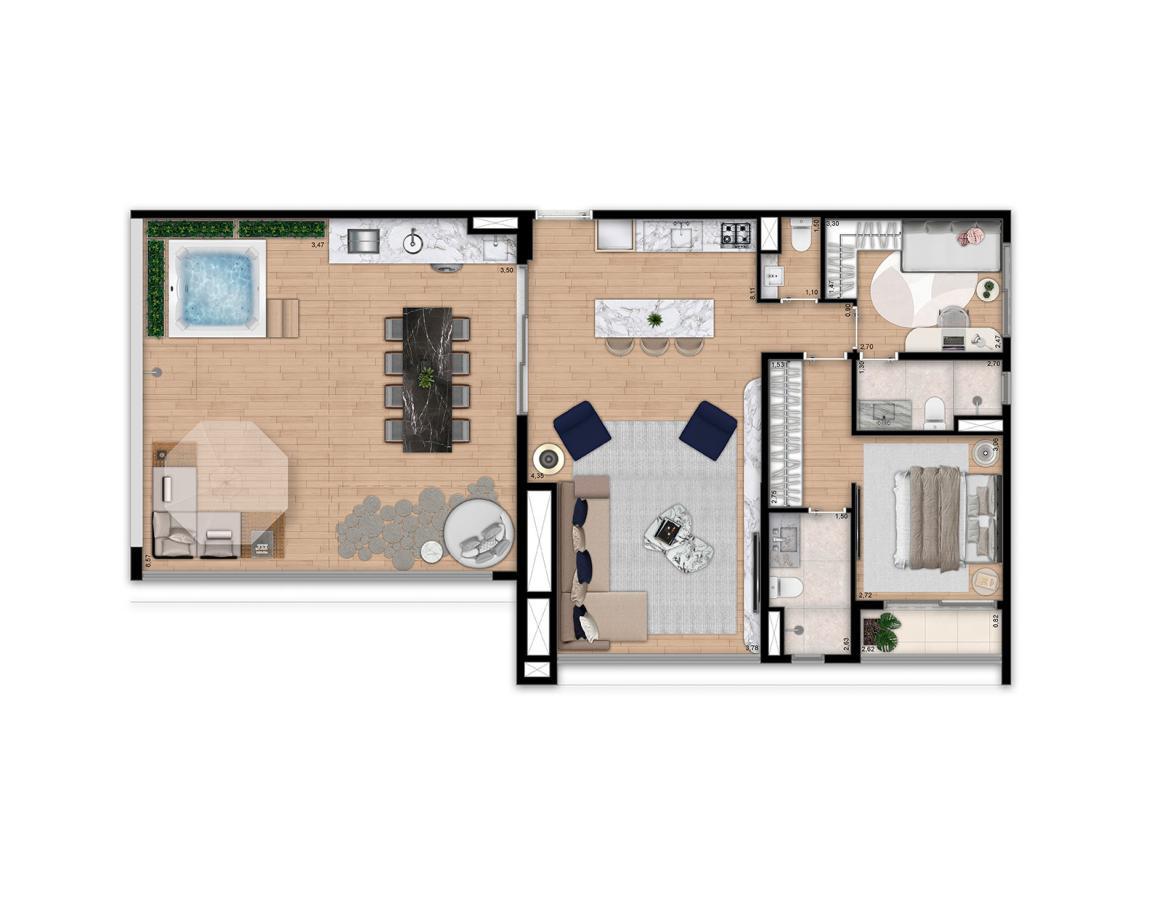 Apartamento, 2 quartos, 48125 m² - Foto 58
