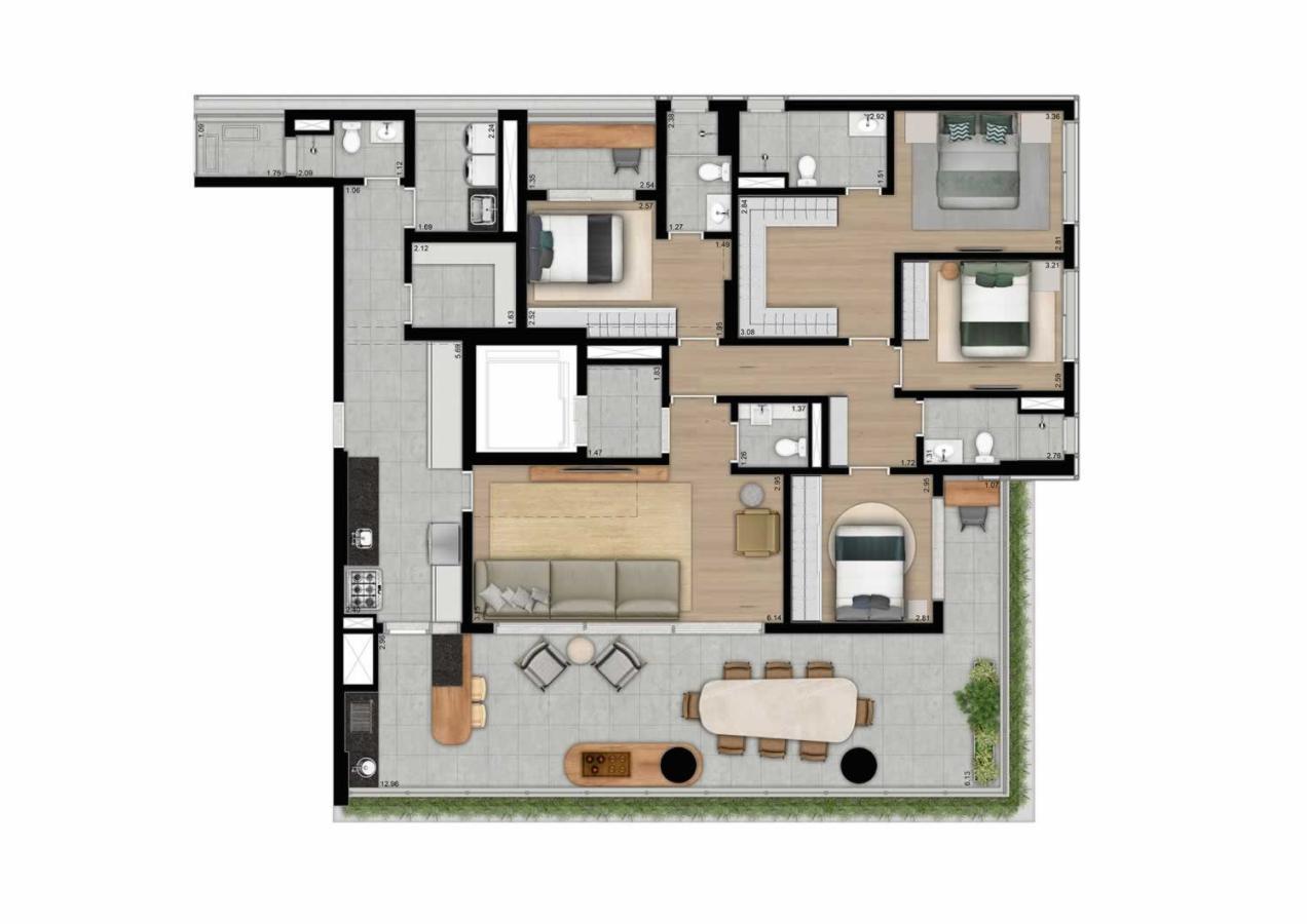 Apartamento, 4 quartos, 24194 m² - Foto 47