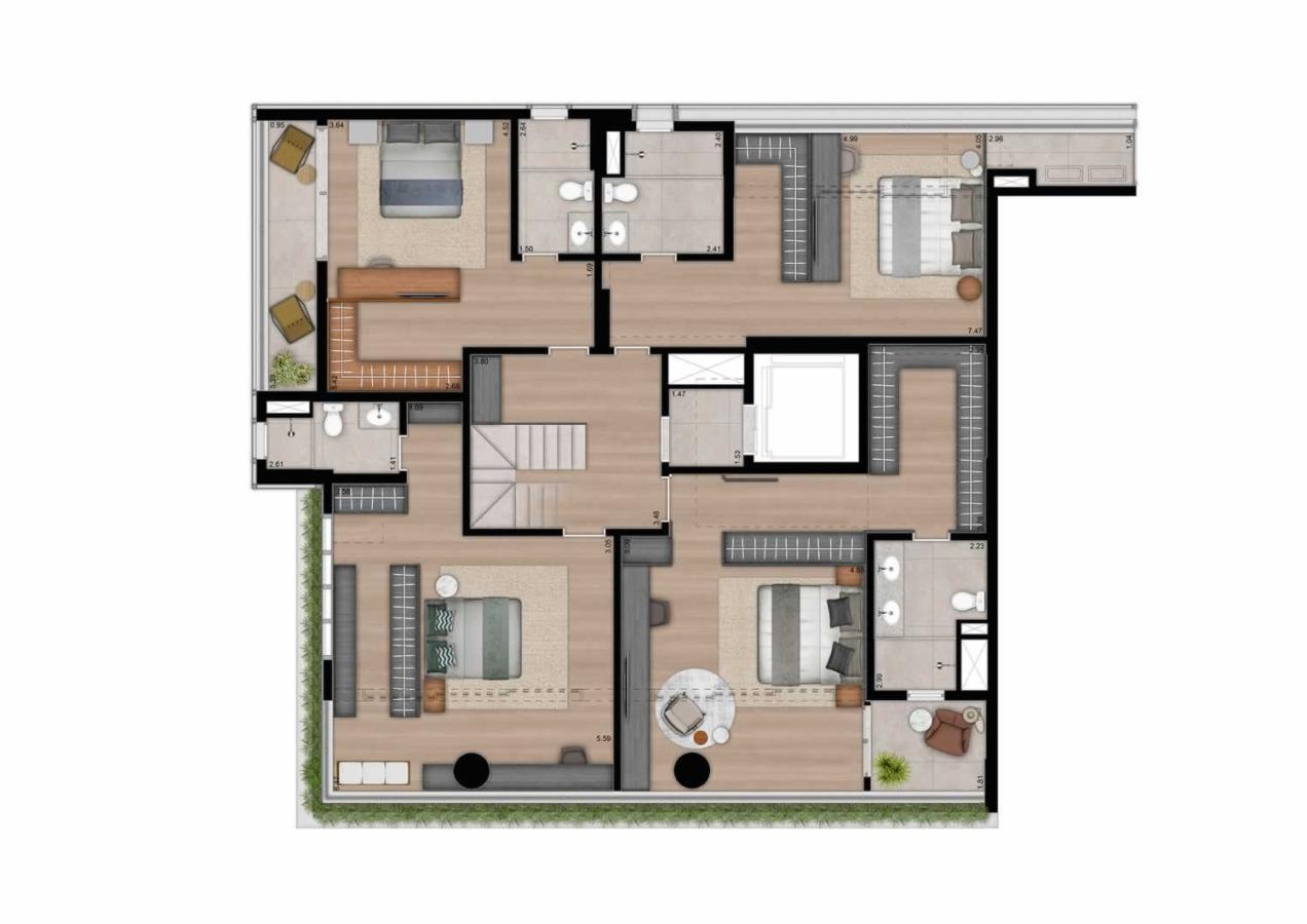 Apartamento, 4 quartos, 24194 m² - Foto 49