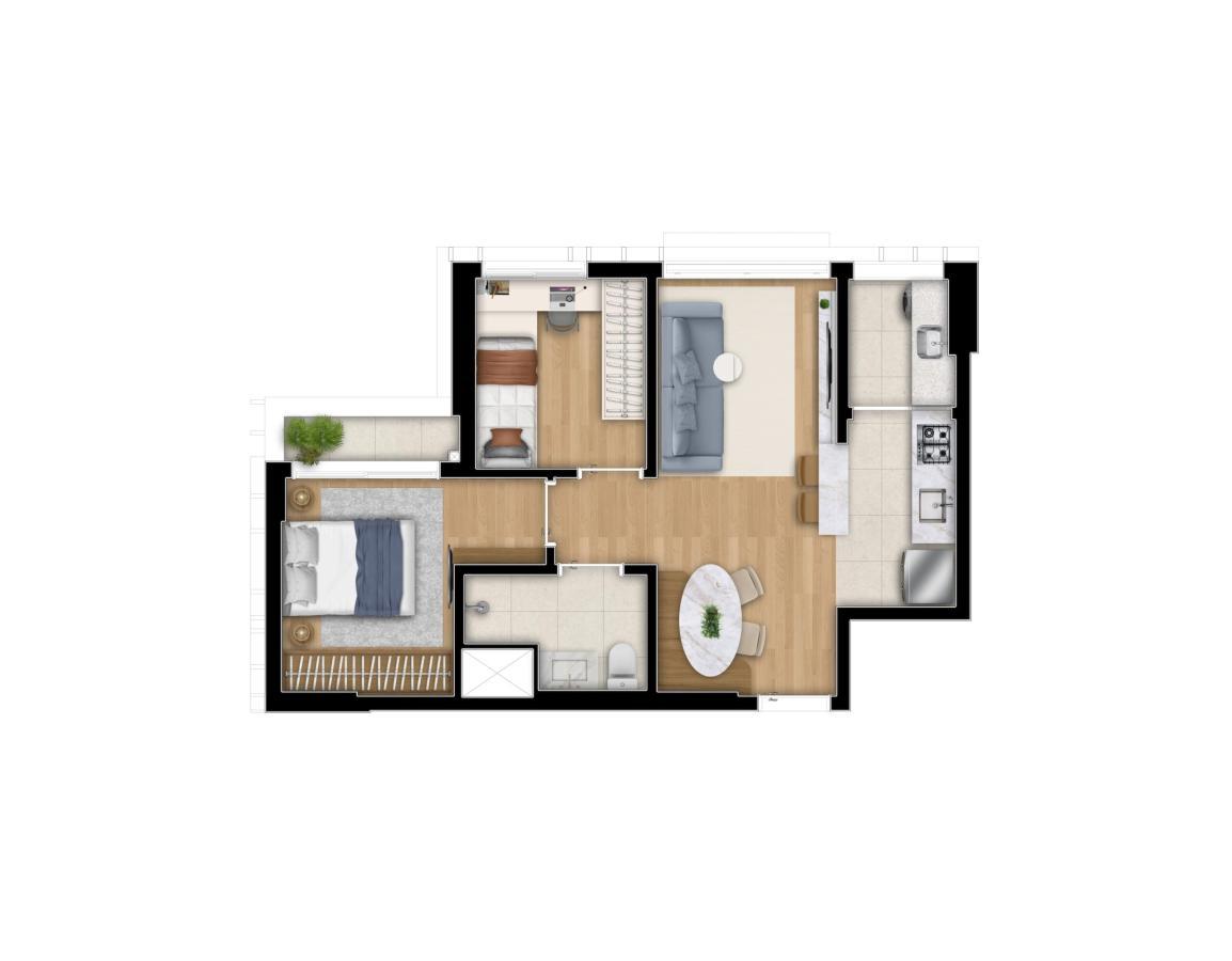 Apartamento, 2 quartos, 5288 m² - Foto 22