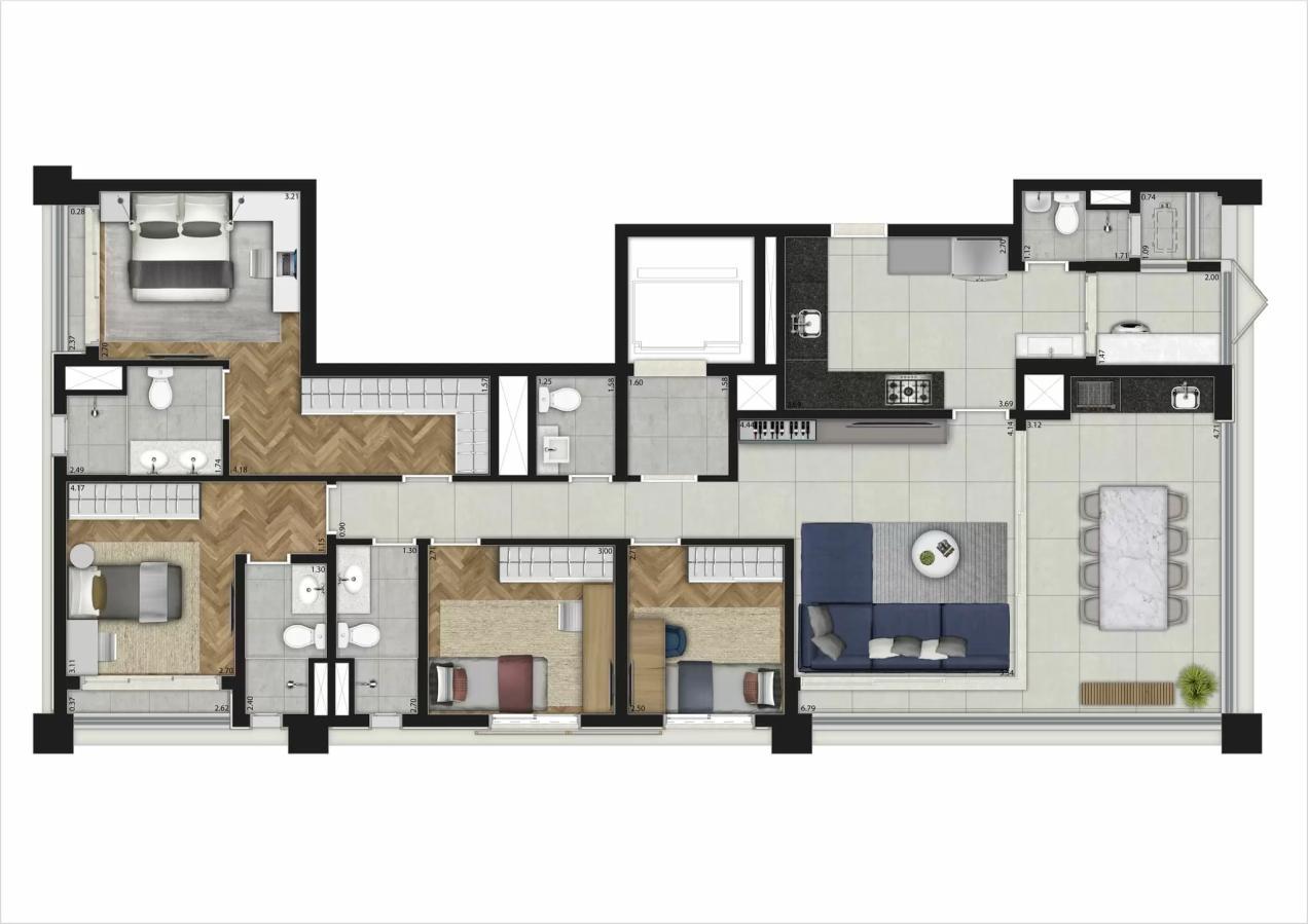 Apartamento, 4 quartos, 23141 m² - Foto 34