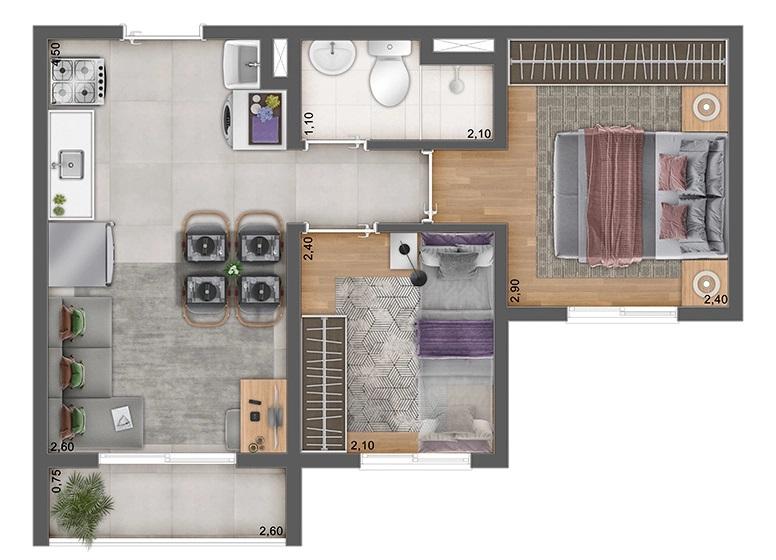 Casa, 2 quartos, 2647 m² - Foto 25