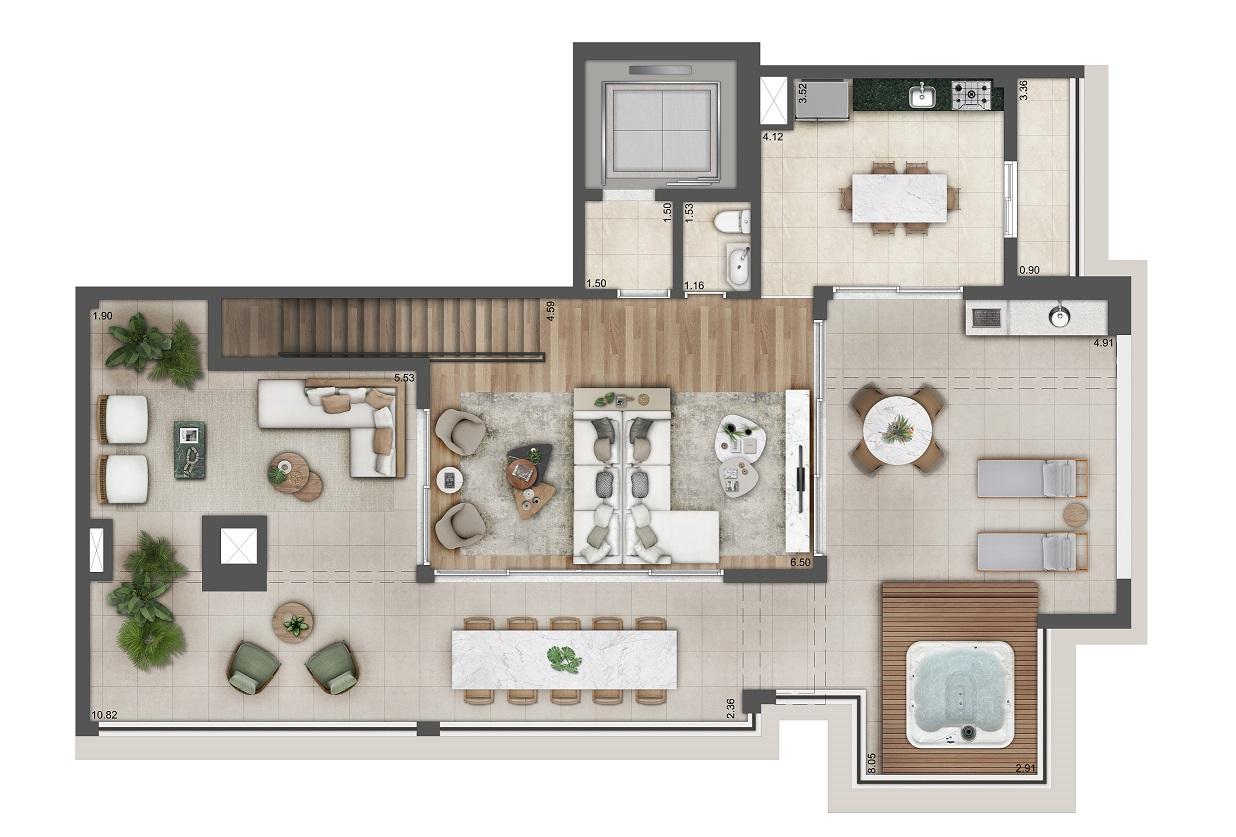 Apartamento, 4 quartos, 72350 m² - Foto 50