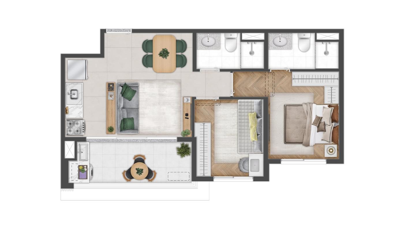 Apartamento, 2 quartos, 4749 m² - Foto 15