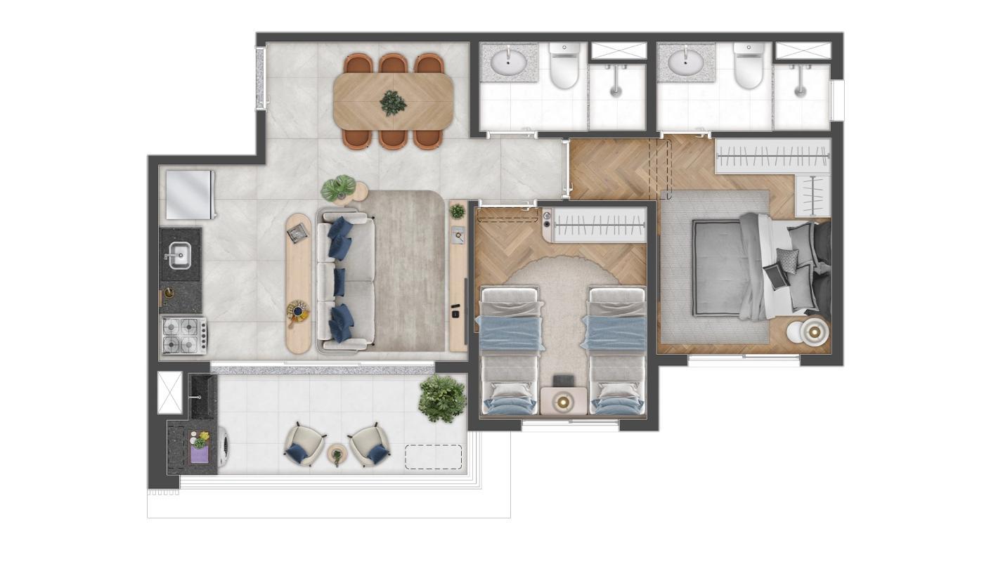 Apartamento, 2 quartos, 4749 m² - Foto 16