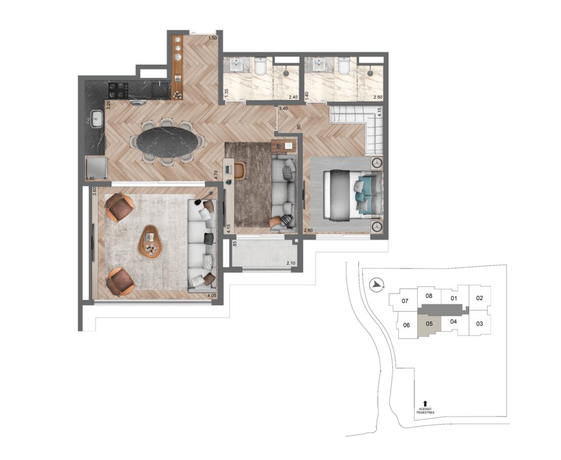 Apartamento, 3 quartos, 2589 m² - Foto 24