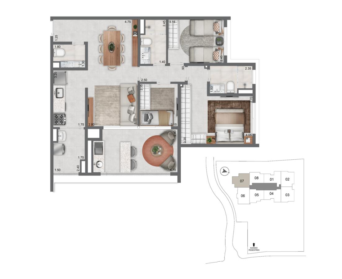 Apartamento, 3 quartos, 2589 m² - Foto 39