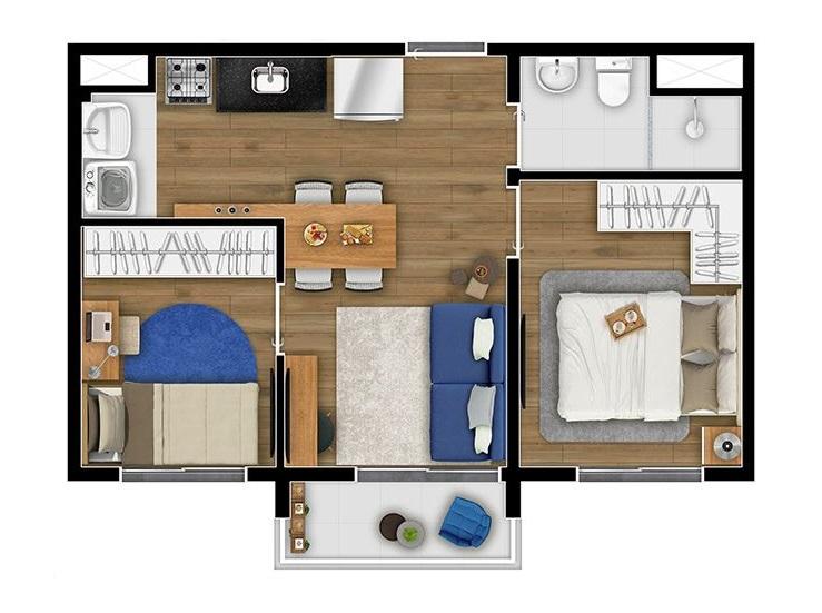 Casa, 2 quartos, 3441 m² - Foto 24