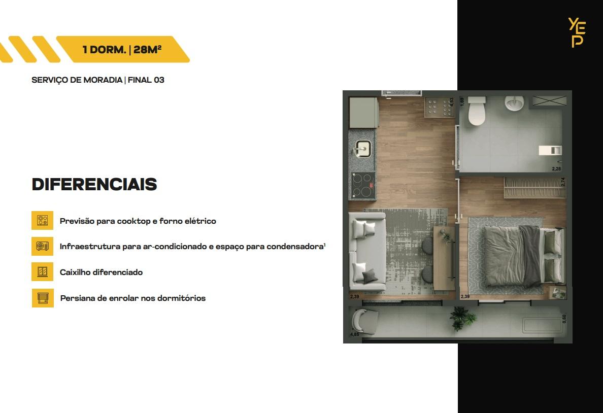 Apartamento, 1 quarto, 2429 m² - Foto 38