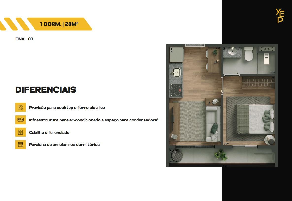 Apartamento, 1 quarto, 2429 m² - Foto 43
