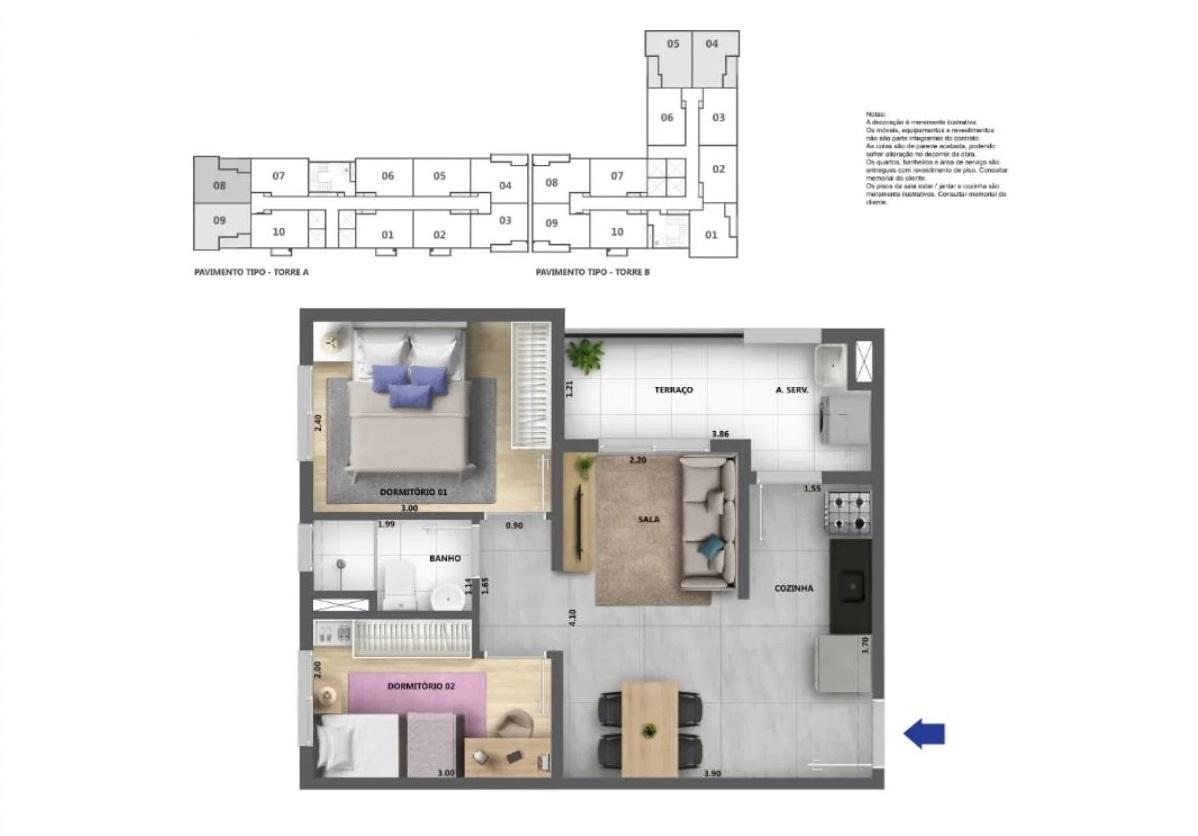 Casa, 2 quartos, 3444 m² - Foto 27