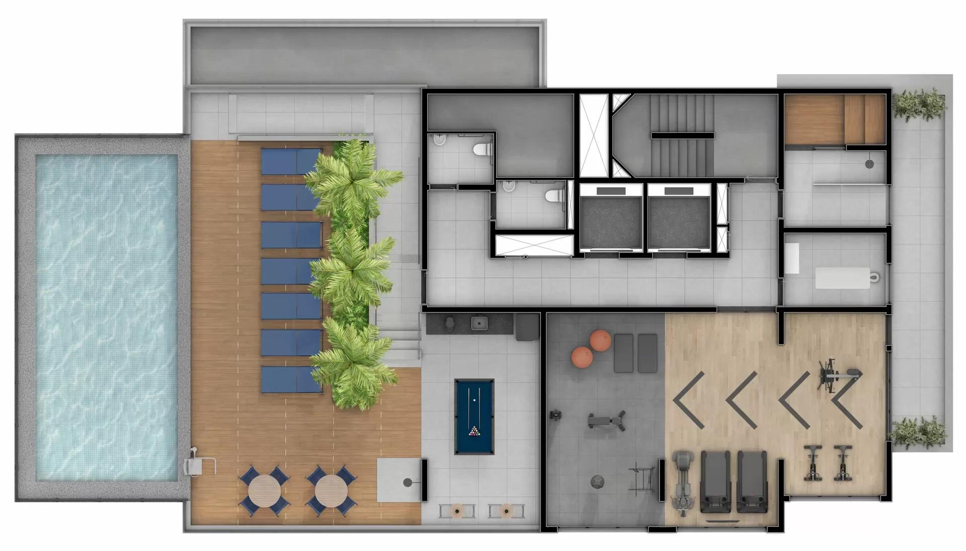 Apartamento, 1 quarto, 2634 m² - Foto 15