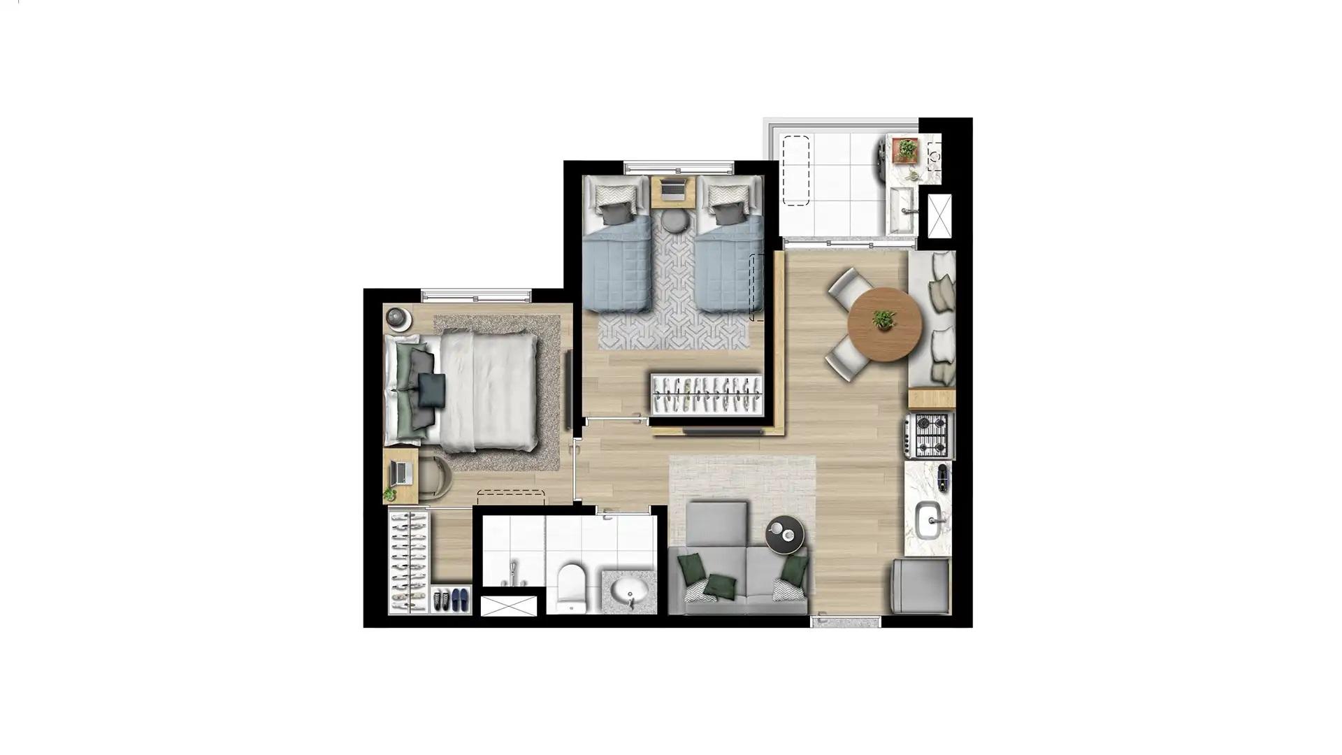 Casa, 2 quartos, 3641 m² - Foto 29