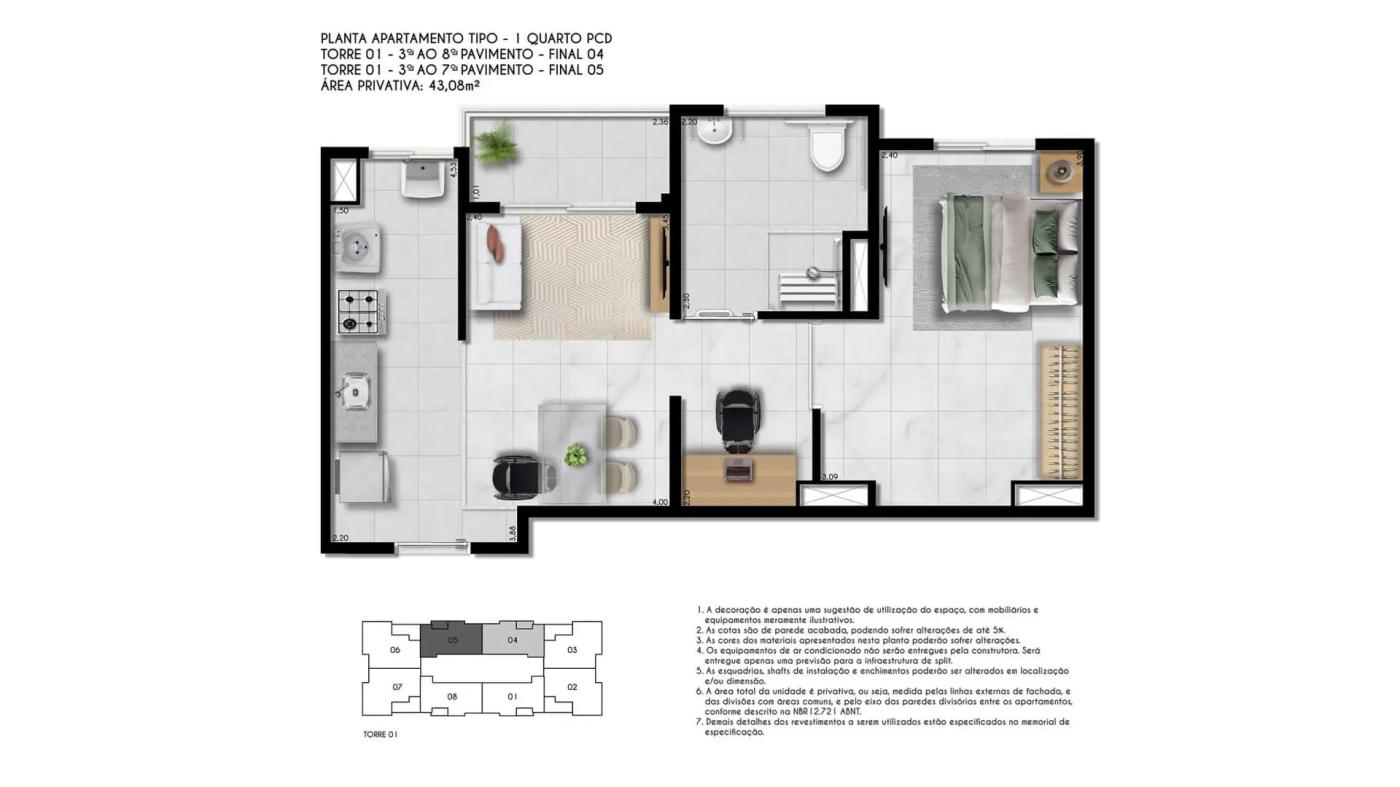 Apartamento, 2 quartos, 4354 m² - Foto 35