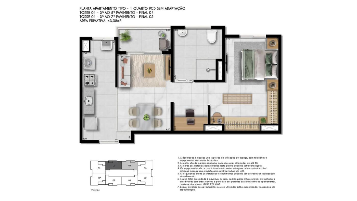 Apartamento, 2 quartos, 4354 m² - Foto 36