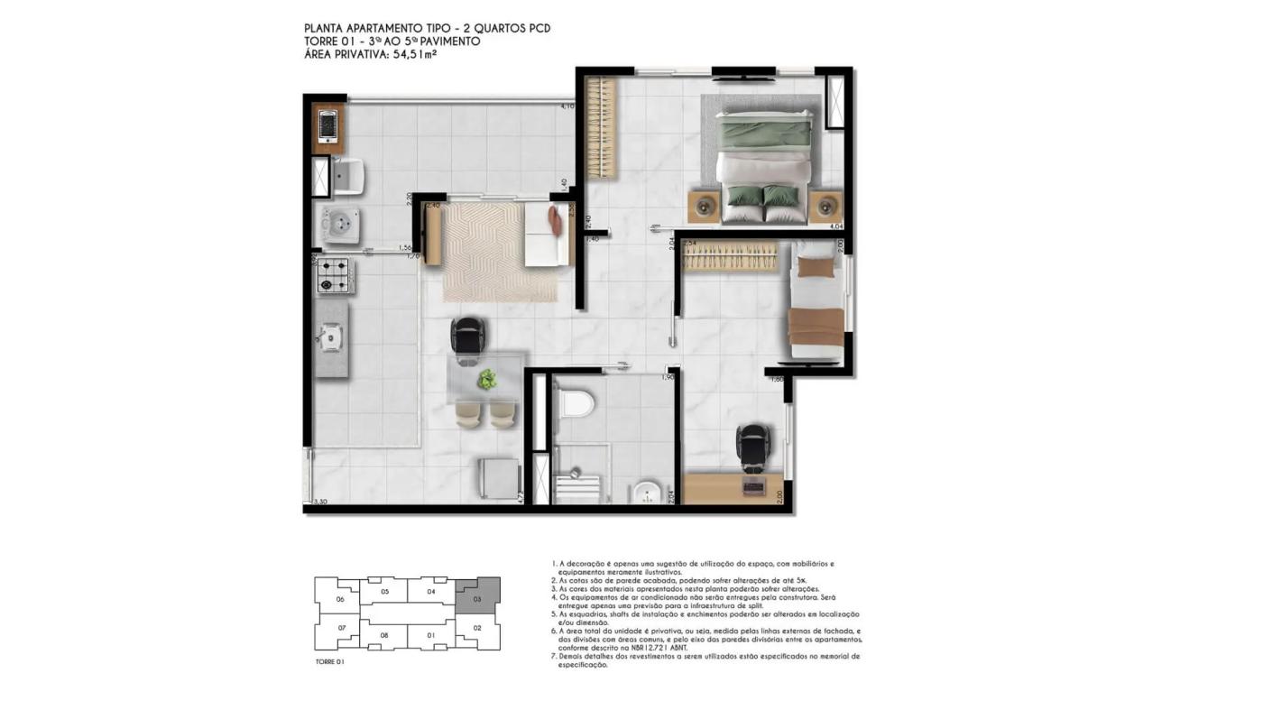 Apartamento, 2 quartos, 4354 m² - Foto 40