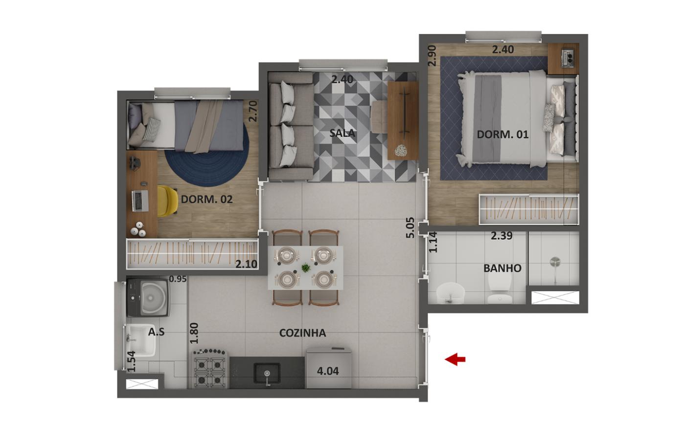 Casa, 2 quartos, 2645 m² - Foto 29