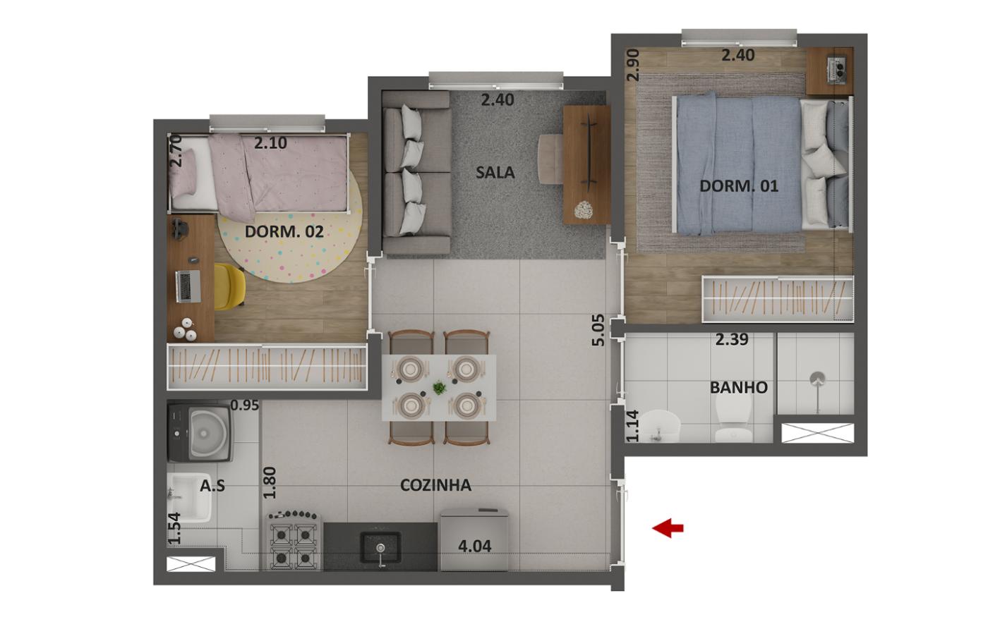 Casa, 2 quartos, 2645 m² - Foto 28