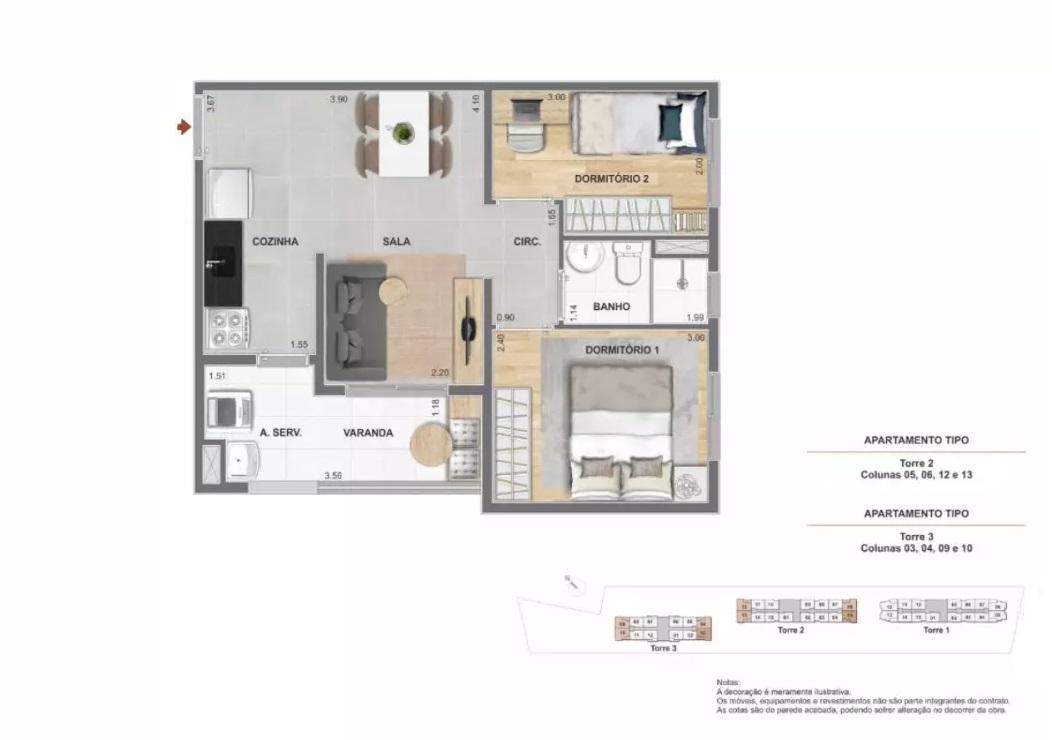 Casa, 2 quartos, 3545 m² - Foto 27