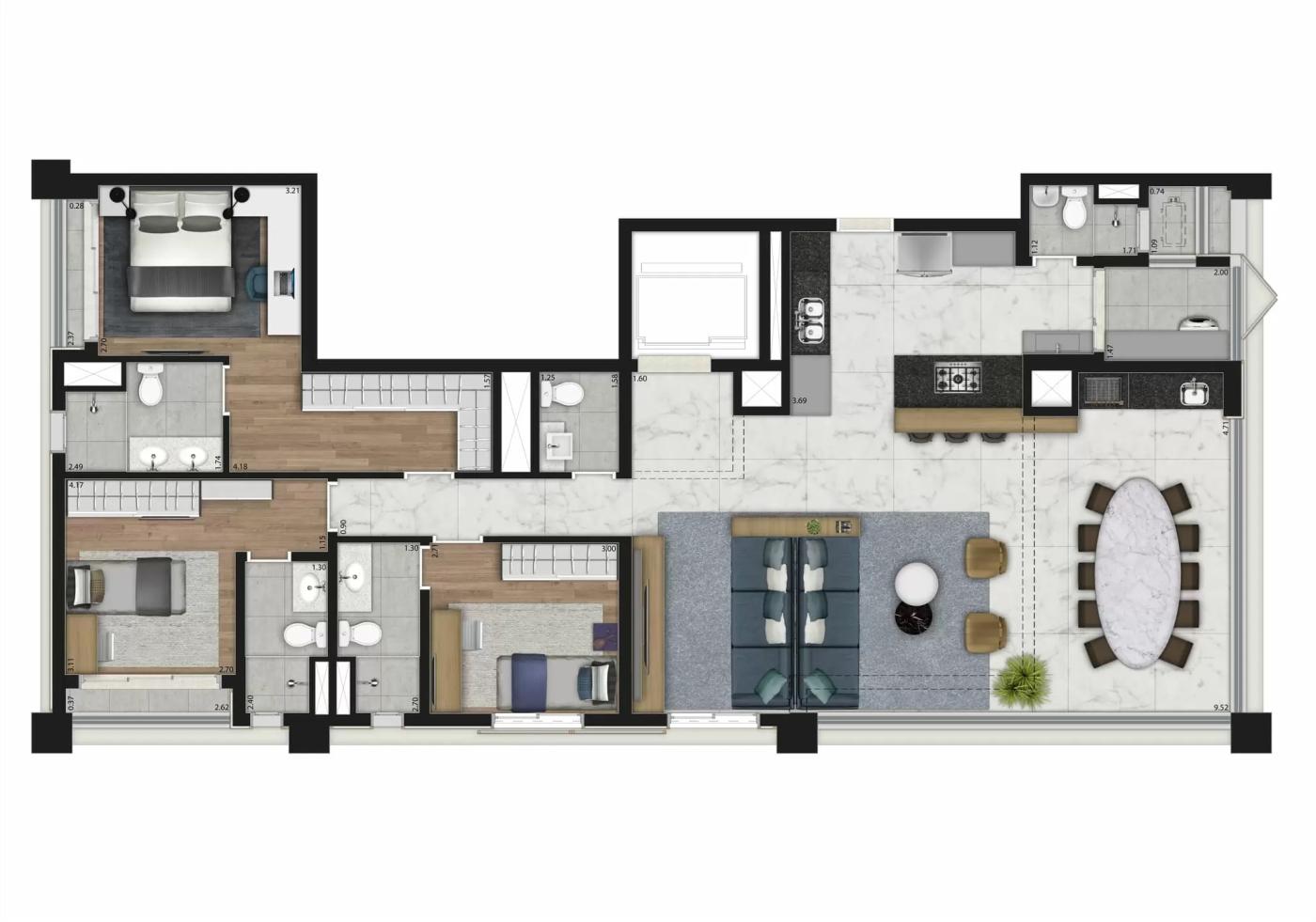 Apartamento, 4 quartos, 23141 m² - Foto 35