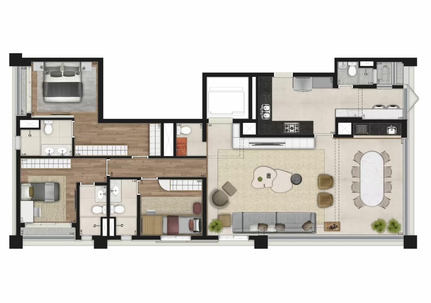 Apartamento, 4 quartos, 23141 m² - Foto 33