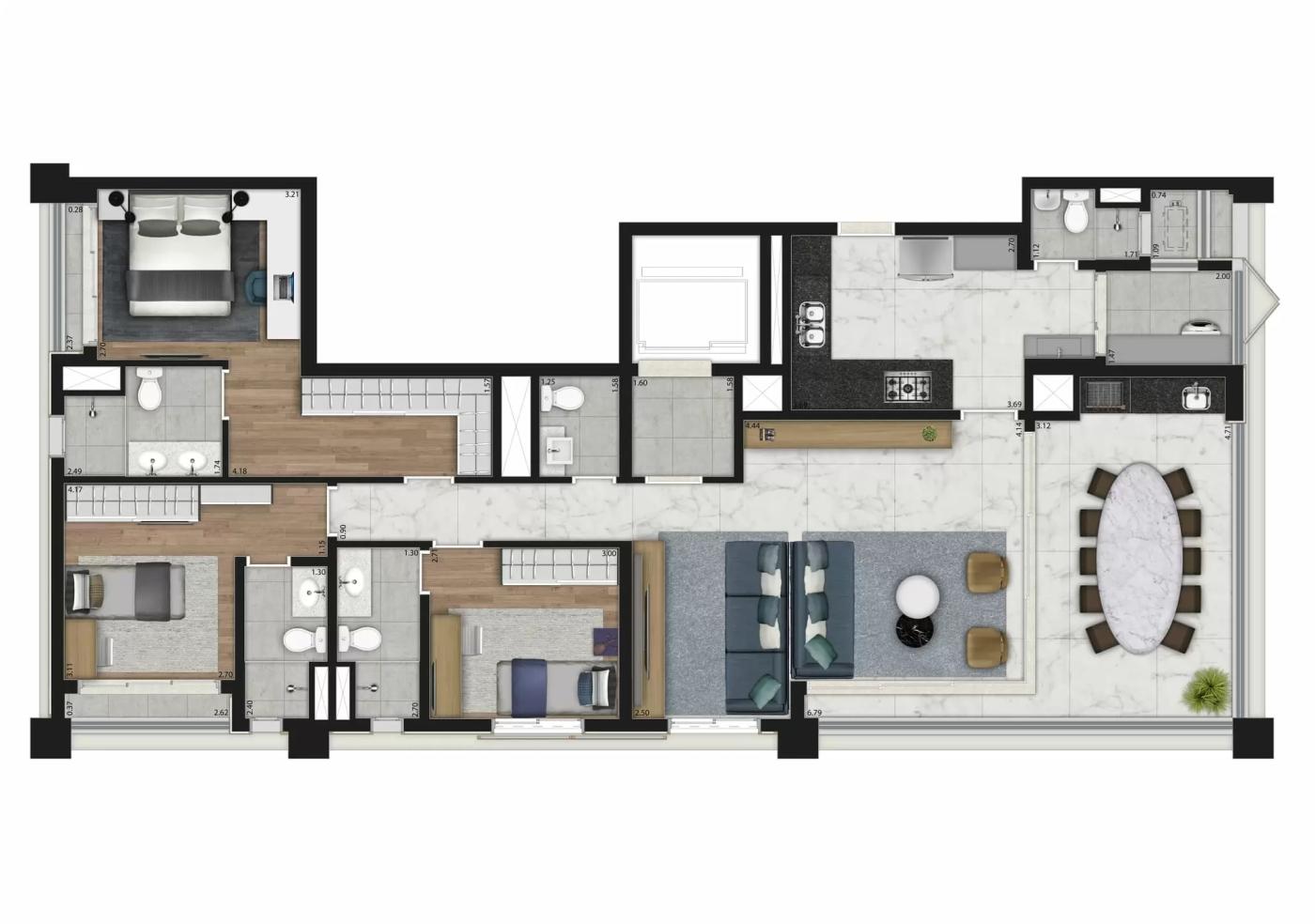 Apartamento, 4 quartos, 23141 m² - Foto 32