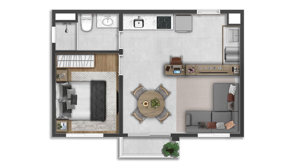 Casa, 2 quartos, 2436 m² - Foto 22