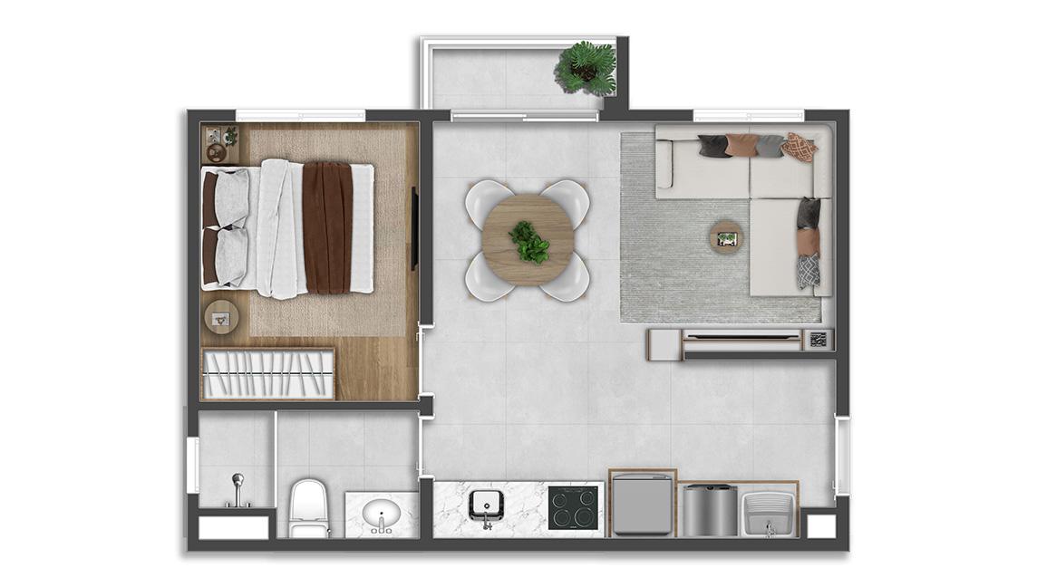 Casa, 2 quartos, 2436 m² - Foto 24