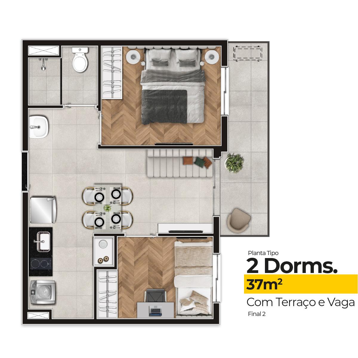 Apartamento, 2 quartos, 2440 m² - Foto 23