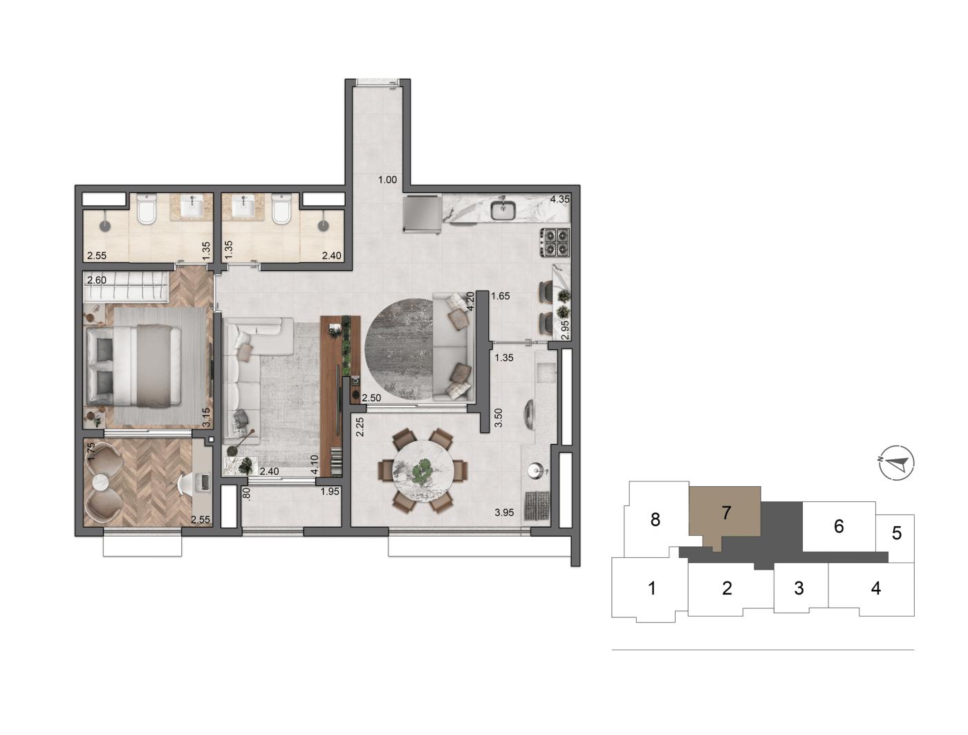 Apartamento, 3 quartos, 3288 m² - Foto 23