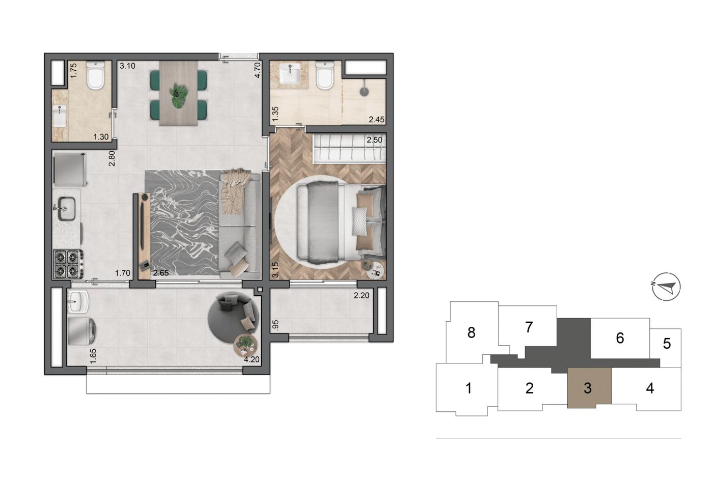 Apartamento, 3 quartos, 3288 m² - Foto 21
