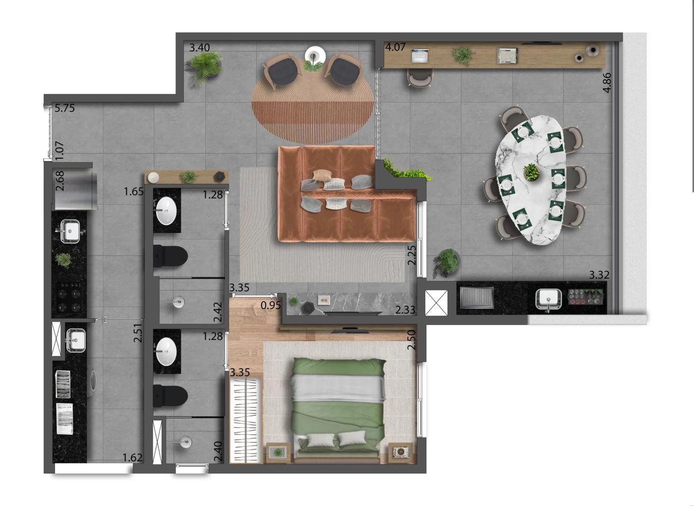 Apartamento, 2 quartos, 5167 m² - Foto 21