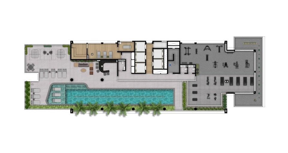 Apartamento, 1 quarto, 2536 m² - Foto 34