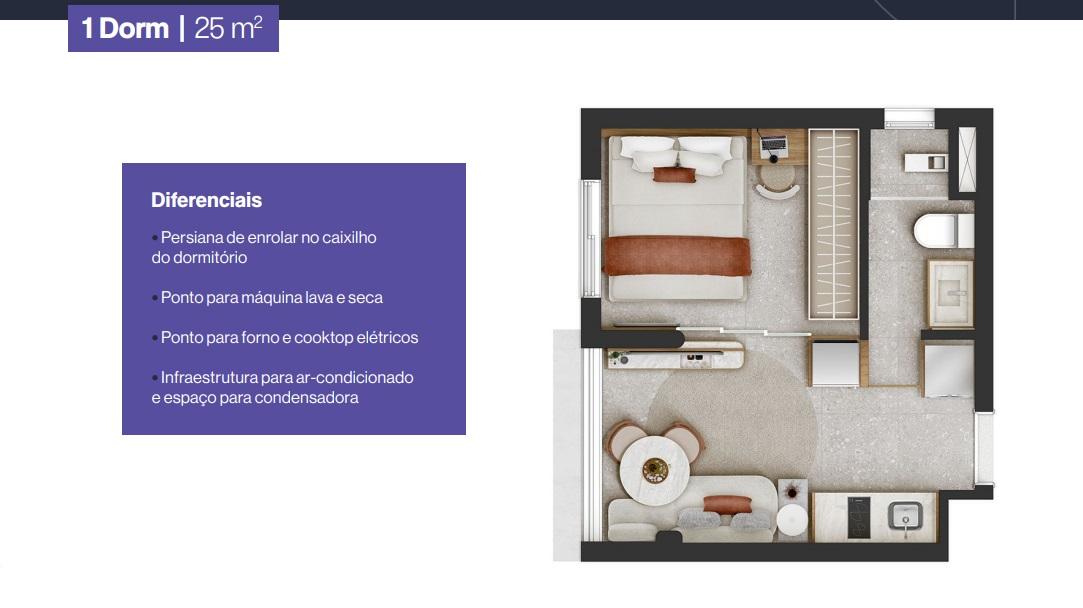 Apartamento, 1 quarto, 2425 m² - Foto 18