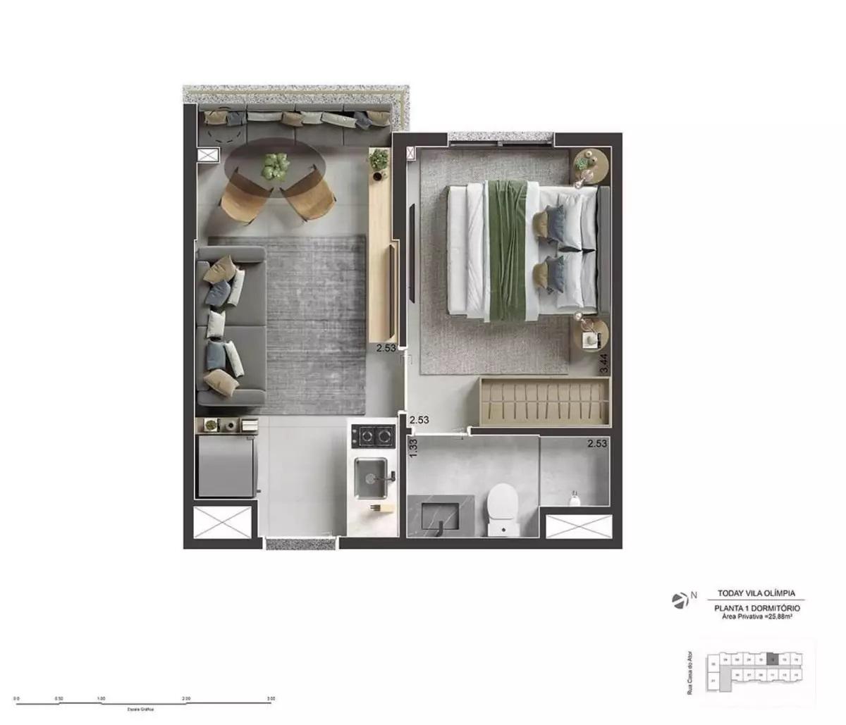 Apartamento, 2 quartos, 2539 m² - Foto 26