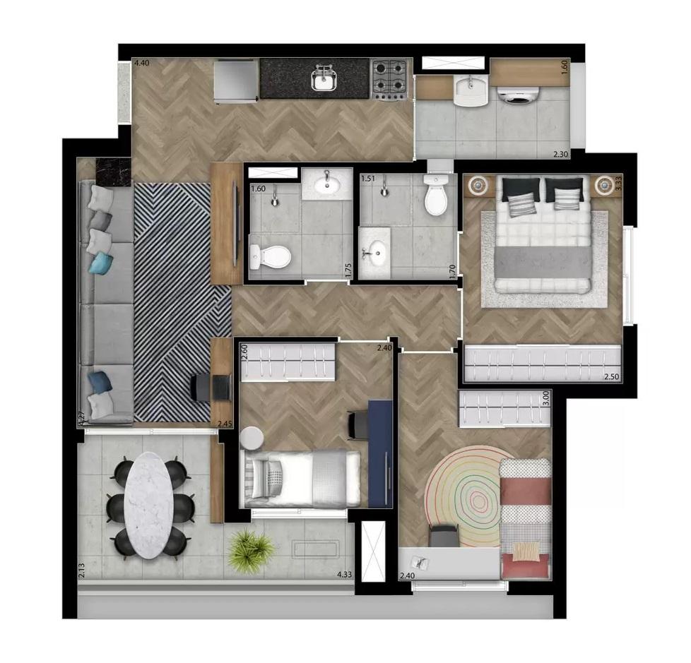 Apartamento, 3 quartos, 2469 m² - Foto 48