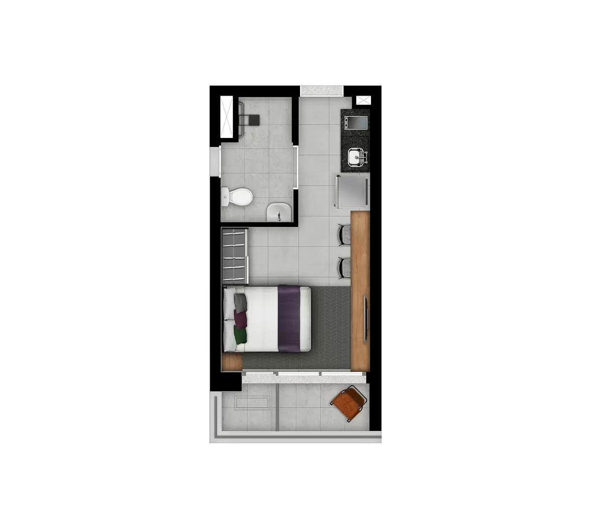Apartamento, 1 quarto, 2337 m² - Foto 14