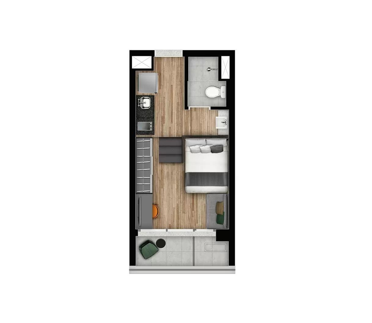 Apartamento, 1 quarto, 2337 m² - Foto 15