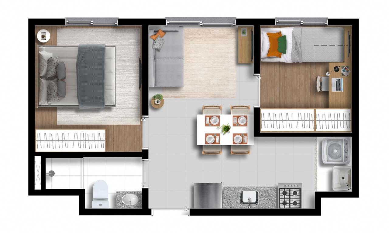 Casa, 2 quartos, 2633 m² - Foto 44