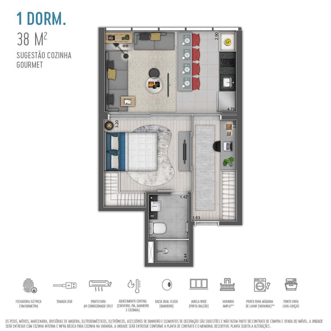 Apartamento, 2 quartos, 2060 m² - Foto 30