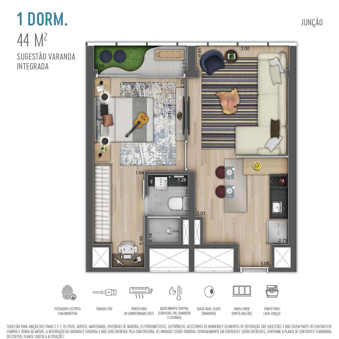 Apartamento, 2 quartos, 2060 m² - Foto 36