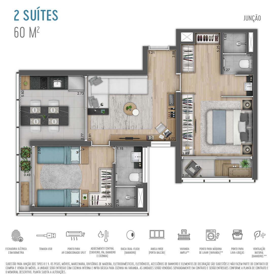 Apartamento, 2 quartos, 2060 m² - Foto 38