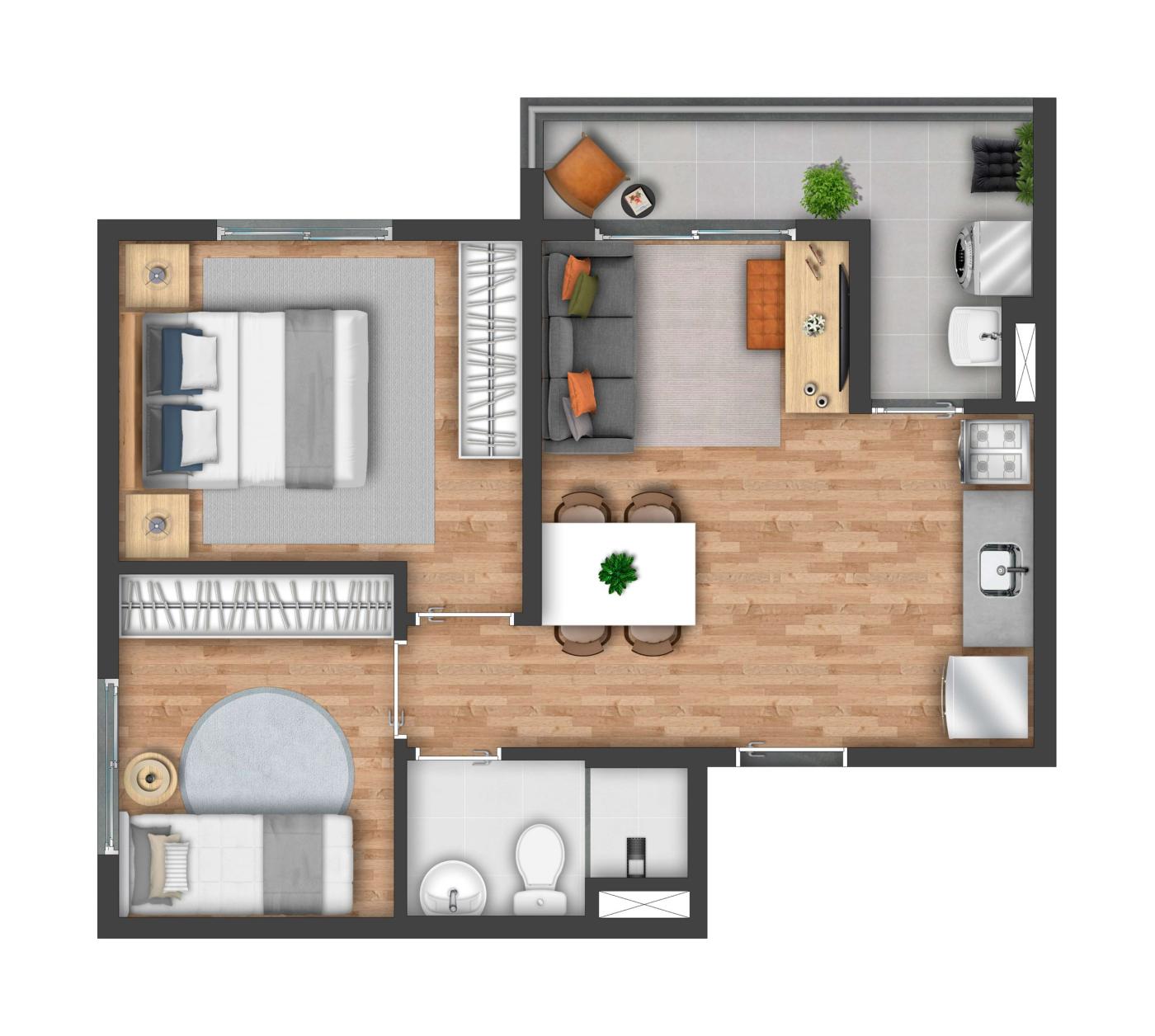 Casa, 2 quartos, 3743 m² - Foto 36