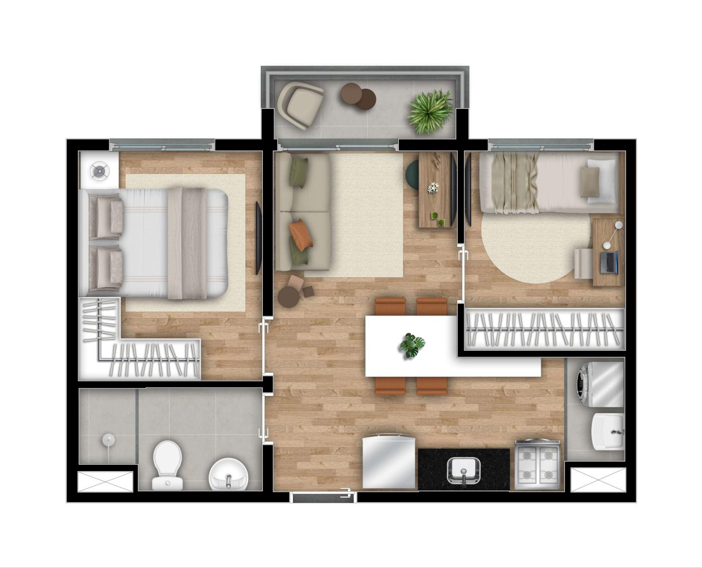 Casa, 2 quartos, 3743 m² - Foto 37