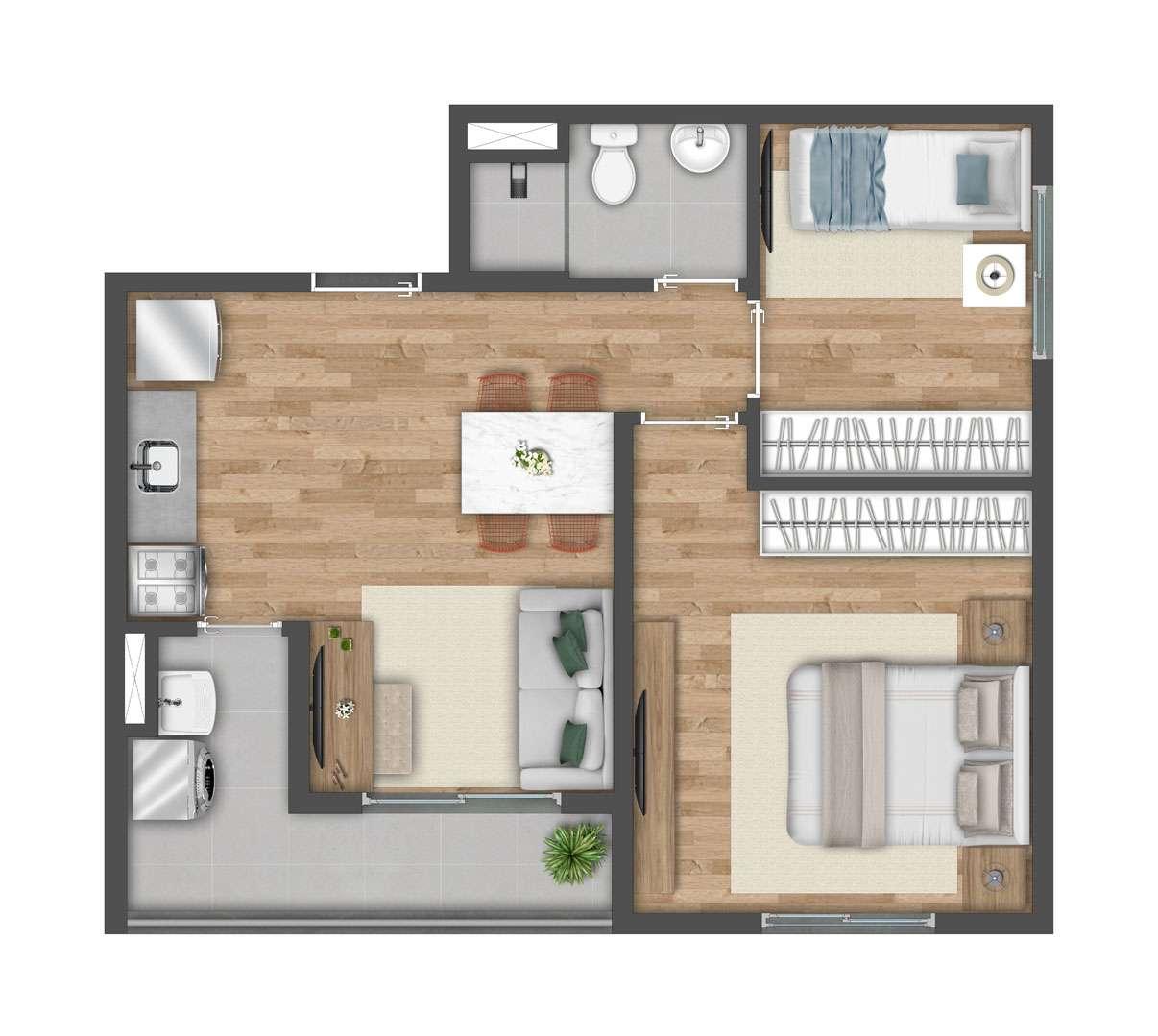 Casa, 2 quartos, 2644 m² - Foto 19