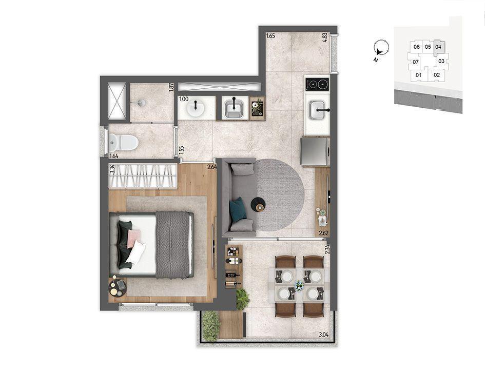 Apartamento, 2 quartos, 2641 m² - Foto 35