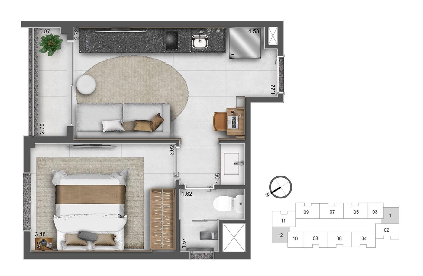 Apartamento, 2 quartos, 2741 m² - Foto 28