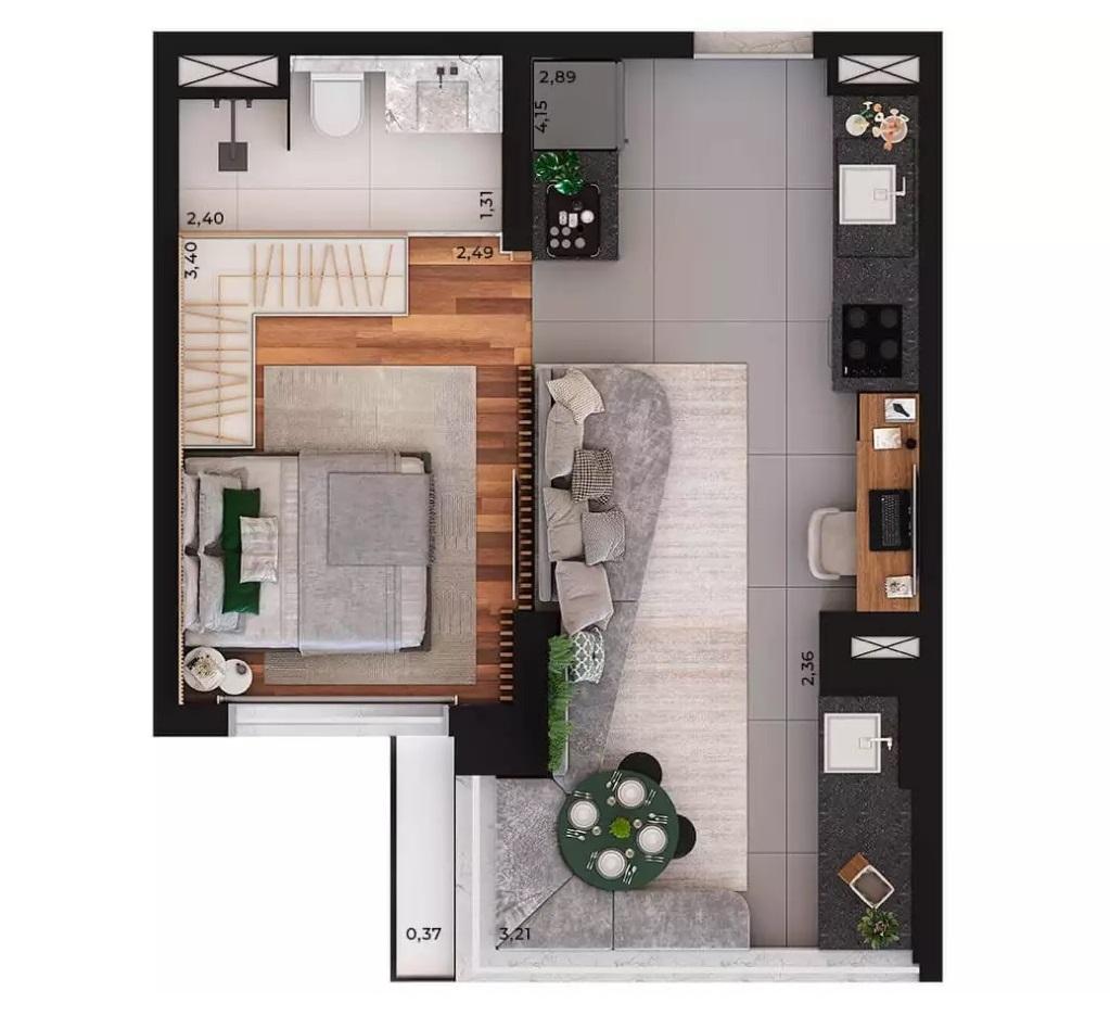 Apartamento, 2 quartos, 3756 m² - Foto 29