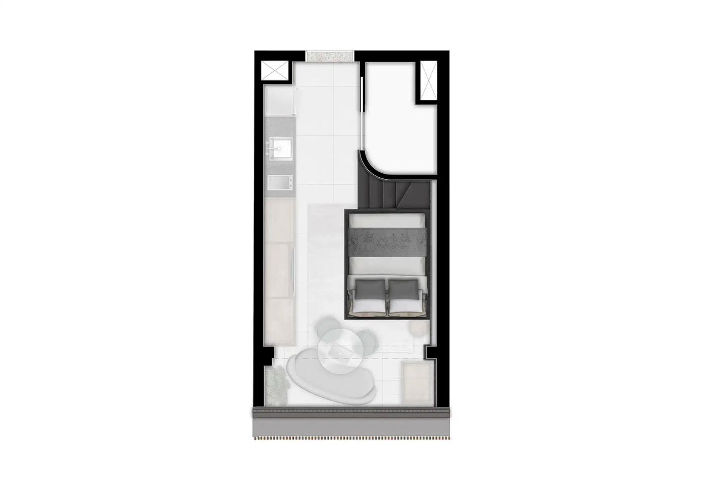 Apartamento, 1 quarto, 2339 m² - Foto 24
