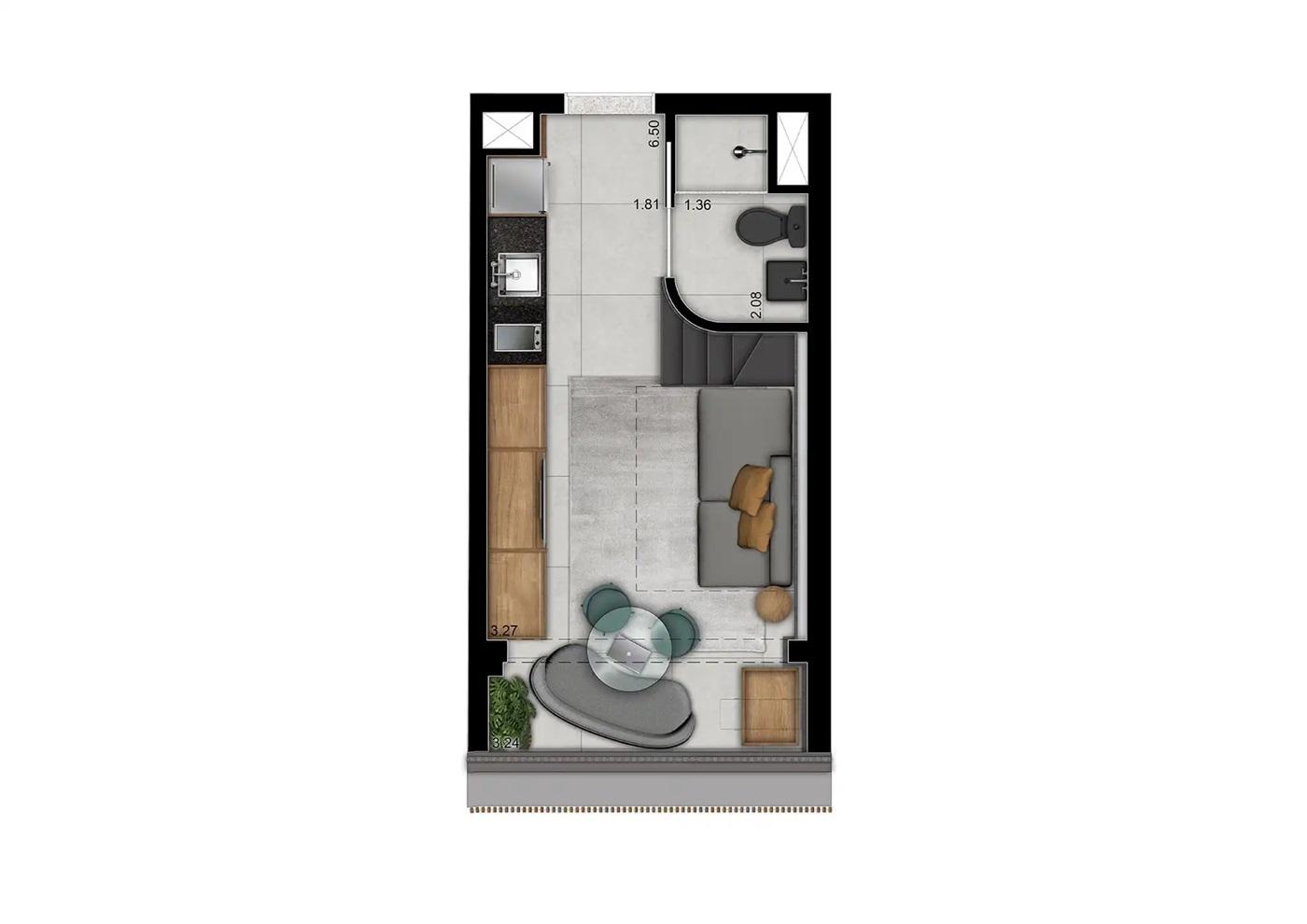 Apartamento, 1 quarto, 2339 m² - Foto 27
